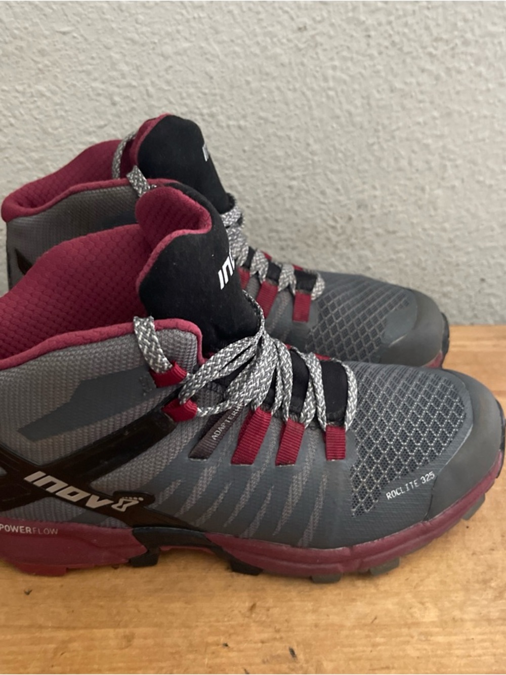 Inov8 Roclite 325 Mid Womens Size 6 Gray Trail Running Hiking Sneakers Shoes - Picture 7 of 11